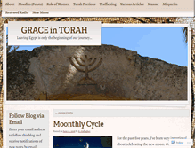 Tablet Screenshot of graceintorah.net